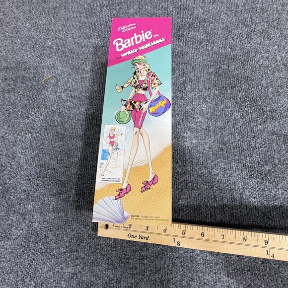 Vintage 1992 Barbie Doll Collectors Edition Wacky Warehouse Kool-Aid Mattel 1030 - Picture 9 of 9